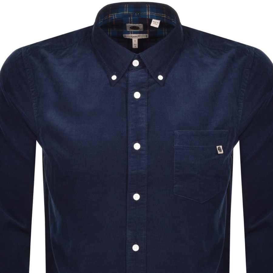 Alternative Image for ProductPretty Green Babycord Shirt Navy2